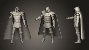 Military figurines dr doom 3d model